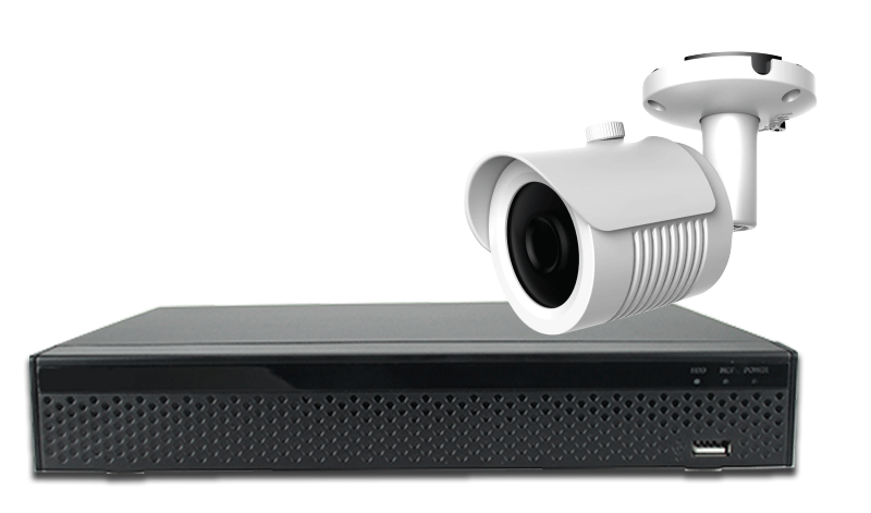 Le kit de vidéosurveillance Coaxial 